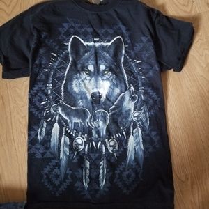 Boys wolf shirt